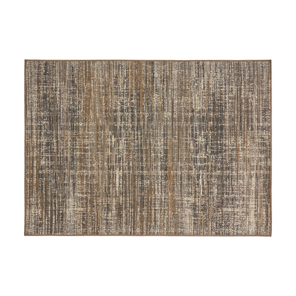 Ina 5 x 7 Outdoor Small Area Rug, Handcrafted Details, Woven Gray -BM335150