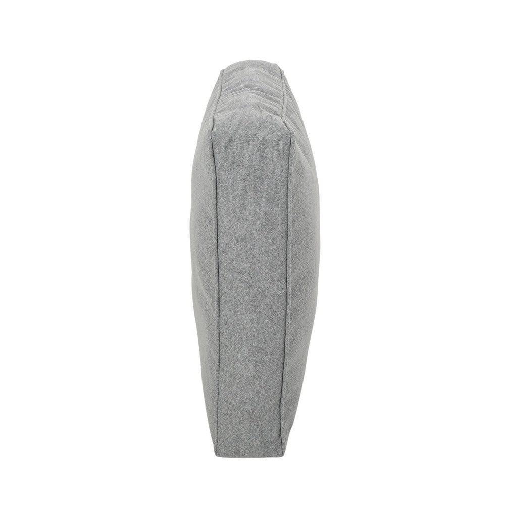 Tenny Outdoor Decorative Pillow Set of 2, Light Gray 18 Inch Square -BM335157