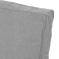 Tenny Outdoor Decorative Pillow Set of 2, Light Gray 18 Inch Square -BM335157
