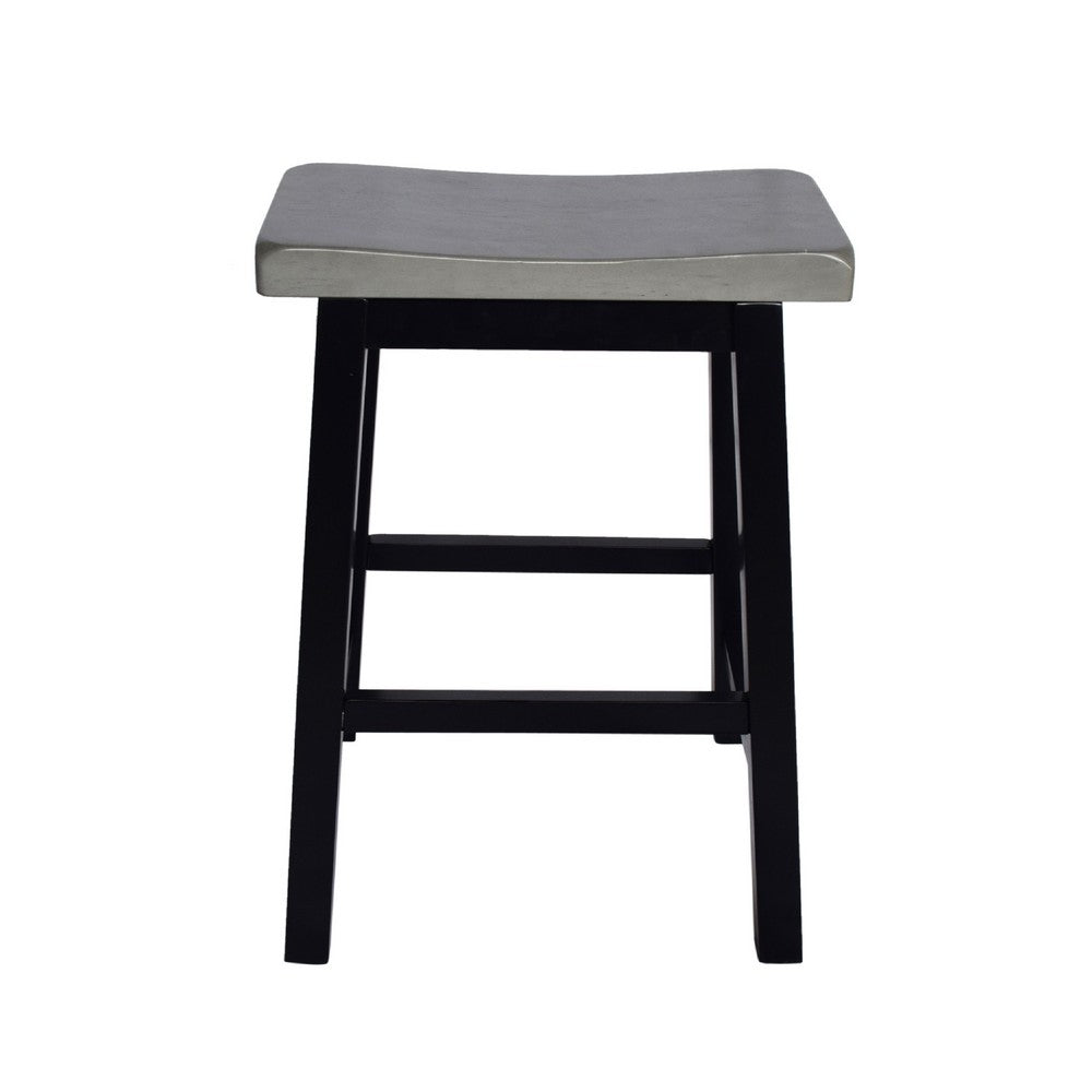 Joana Counter Height Table and Stools Set, Farmhouse Gray Black Wood -BM335195