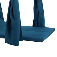Yavi Outdoor Cushion and Curtains for Daybed, Dark Blue Fabric 79 Inch -BM335351