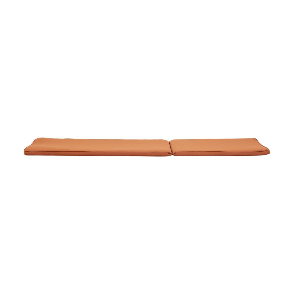 Pina Cushion for Outdoor Chaise Lounger, Waterproof Orange, 79 Inch -BM335352