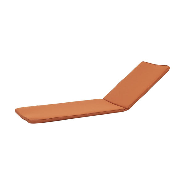 Pina Cushion for Outdoor Chaise Lounger, Waterproof Orange, 79 Inch -BM335352