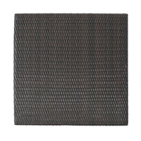 Outdoor Bar Table, 33 Inch Square Top, Dark Brown Rattan Woven -BM335384
