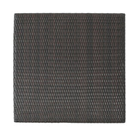 Outdoor Bar Table, 33 Inch Square Top, Dark Brown Rattan Woven -BM335384