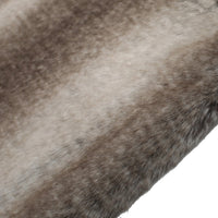 Tini 50x60 Throw Blanket, Rich Brown Faux Fur, One Sided Design -BM335421