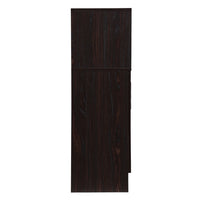 Wine and Bar Cabinet, Holds 18 Bottles, Wenge Wood 2 Doors, 43 Inch -BM335437