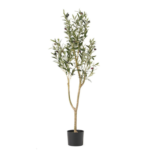 Vina Artificial Olive Tree, Realistic Green Silk Leaves, 47 Inch -BM335464