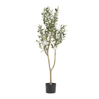 Vina Artificial Olive Tree, Realistic Green Silk Leaves, 47 Inch -BM335464