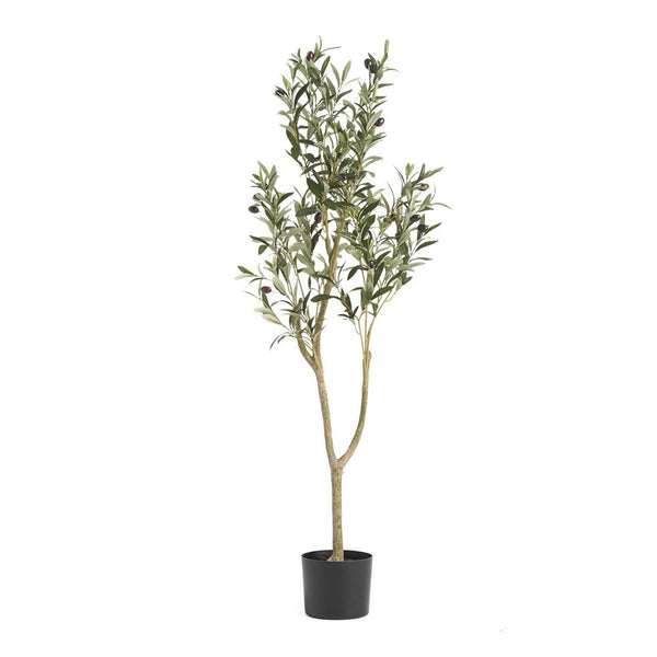 Vina Artificial Olive Tree, Realistic Green Silk Leaves, 47 Inch -BM335464