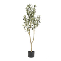 Vina Artificial Olive Tree, Realistic Green Silk Leaves, 47 Inch -BM335464