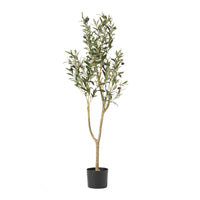 Vina Artificial Olive Tree, Realistic Green Silk Leaves, 47 Inch -BM335464