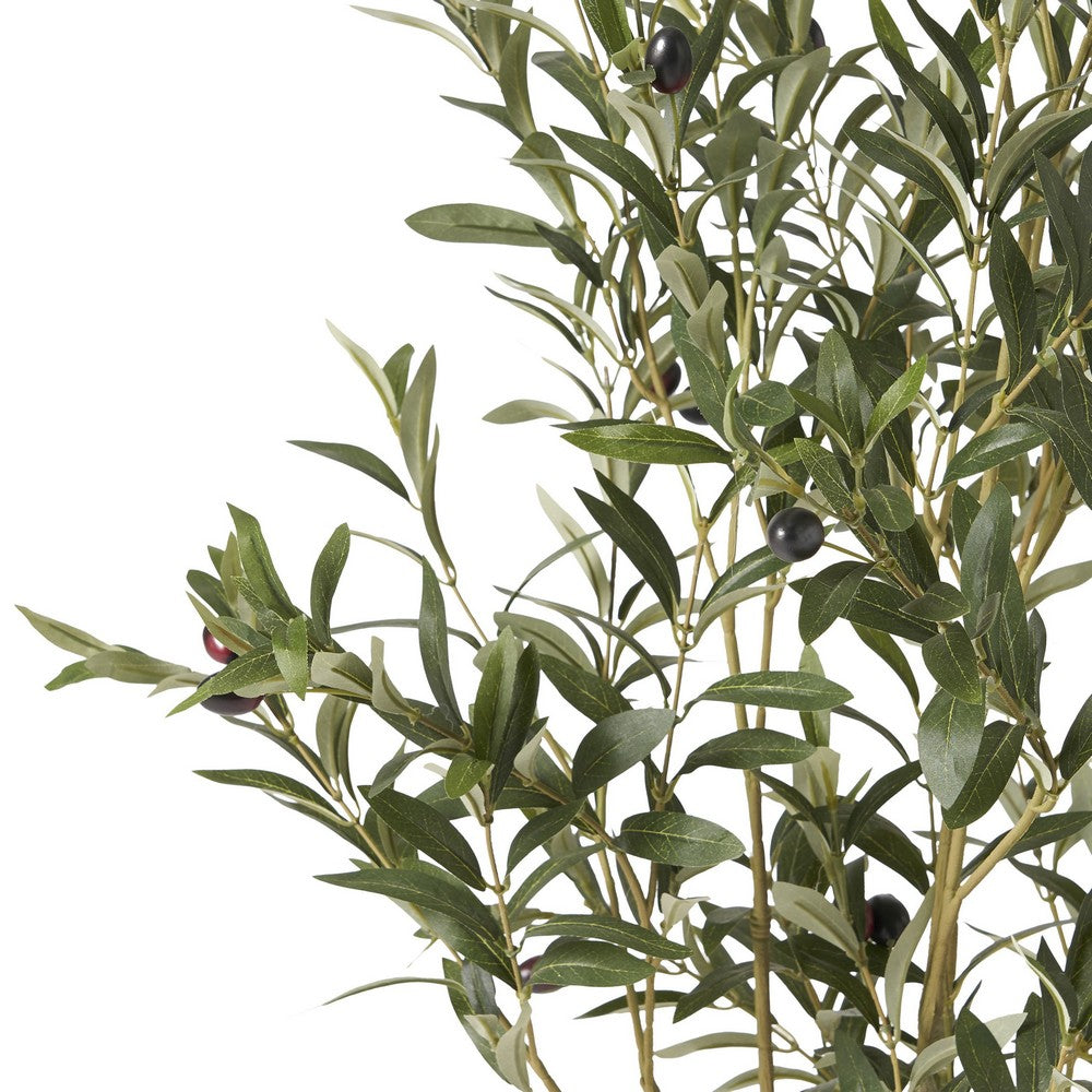 Vina Artificial Olive Tree, Realistic Green Silk Leaves, 47 Inch -BM335464
