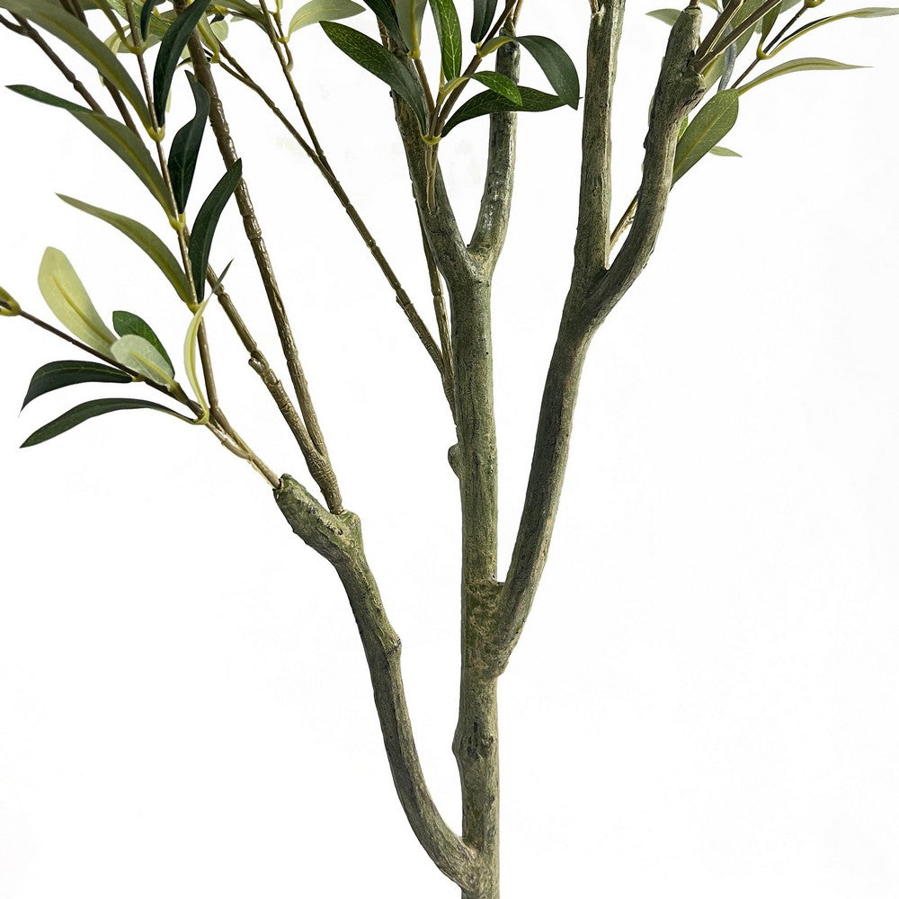 Vina Artificial Olive Tree, Realistic Green Silk Leaves, 59 Inch -BM335465
