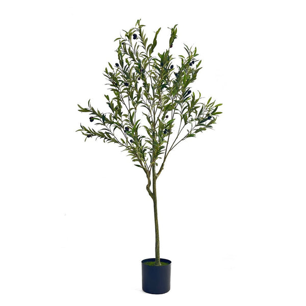 Vina Artificial Olive Tree, Realistic Green Silk Leaves, 59 Inch -BM335465