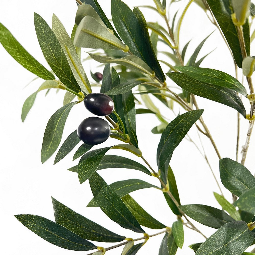 Vina Artificial Olive Tree, Realistic Green Silk Leaves, 71 Inch -BM335466