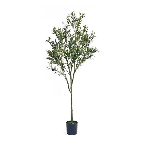 Vina Artificial Olive Tree, Realistic Green Silk Leaves, 71 Inch -BM335466
