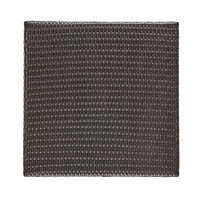 Outdoor Square Bar Table, Brown Multi Rattan, Metal Frame -BM335467