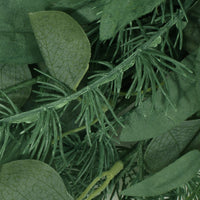 Holiday Wreath, Green Polyester Leaves and Wire Construction, 26 Inch -BM335469