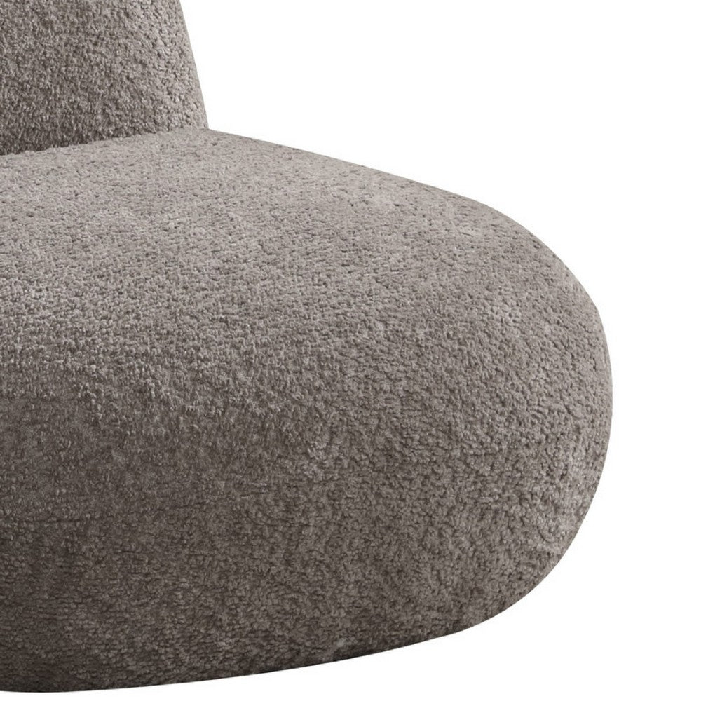 Wesie Deer Shaped Kids Chair, Sculpted Ear and Antlers, Brown Chenille -BM335484