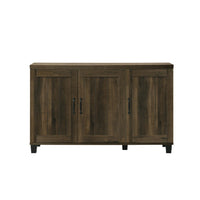 Elia Shoe Cabinet with 3 Doors and 6 Shelves, Dusty Oak Brown 45 Inch -BM335506