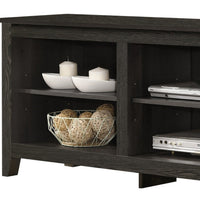 Nitto TV Stand Media Cabinet, Adjustable Open Shelf, Dark Gray 70 Inch -BM335522