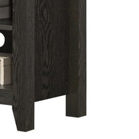 Nitto TV Stand Media Cabinet, Adjustable Open Shelf, Dark Gray 70 Inch -BM335522