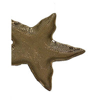 3pc Decorative Tray Set, Coastal Starfish Antique Bronze Ceramic -BM335565