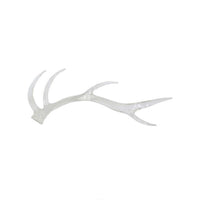 Decorative Antler Sculpture, Rustic Accent Rustic, 23 Inch Clear Resin -BM335581