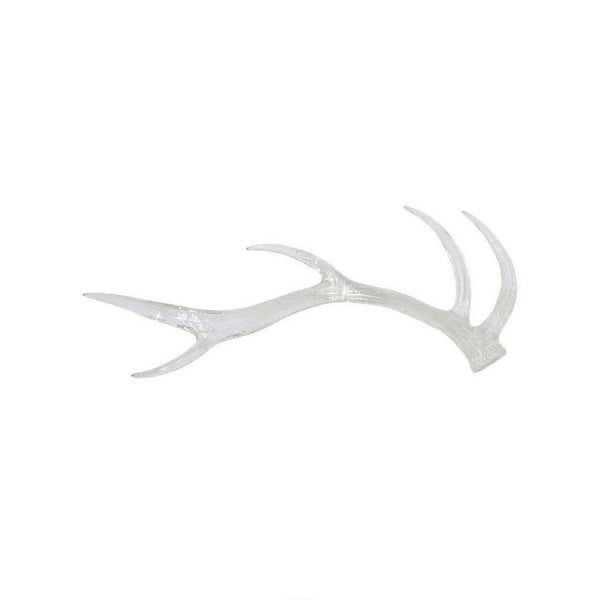Decorative Antler Sculpture, Rustic Accent Rustic, 23 Inch Clear Resin -BM335581