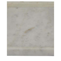 Tro Accessory Tray, 10 Inch Square, Raised Edge, White Marble Veined -BM335599