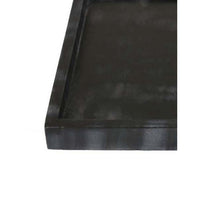 Tro Square Tray, 10 Inch, Raised Edges, Black Tonal Veined Marble  -BM335602