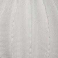 Velz Decorative Flower Vase, 12 Inch Round Shape, Matte White Ceramic -BM335607