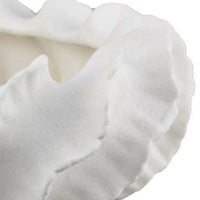 Velz Decorative Planter, 16 Inch Wavy Edge, Matte White Ceramic  -BM335608