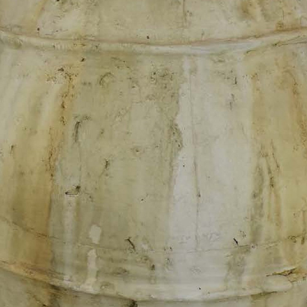 Sye Garden Planter, 23 Inch Round Shape Pot, Earthy Beige Terracotta -BM335614