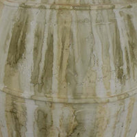 Sye Garden Planter, 29 Inch Tall Round Pot, Earthy Beige Terracotta -BM335615