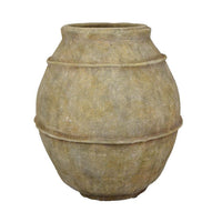 Lia Garden Planter, 23 Inch Round Pot, Earthy Brown Terracotta -BM335617