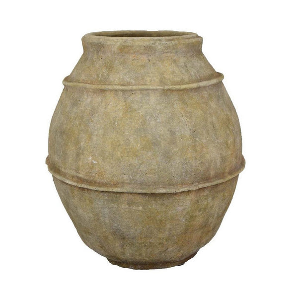 Lia Garden Planter, 23 Inch Round Pot, Earthy Brown Terracotta -BM335617