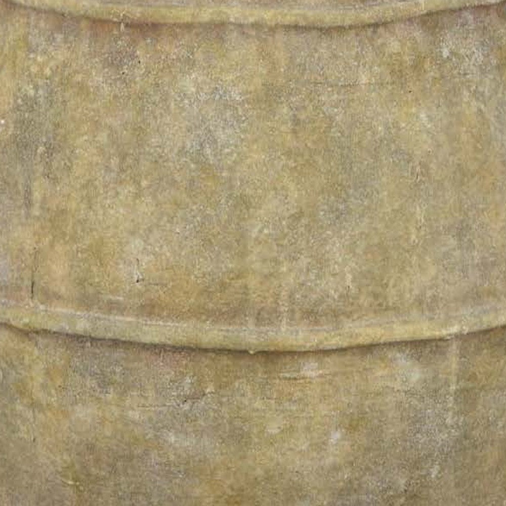 Lia Garden Planter, 29 Inch Tall Round Pot, Earthy Brown Terracotta -BM335618