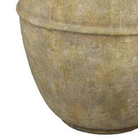 Lia Garden Planter, 29 Inch Tall Round Pot, Earthy Brown Terracotta -BM335618