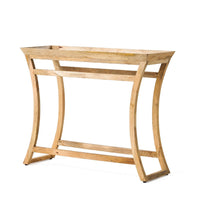 Beine Console Table, Natural Brown Mango Wood, Rectangular 42 Inch -BM335690