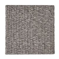 Perie Outdoor Accent Table, Gray Faux Rattan, Iron Frame, 18 Inch -BM335694