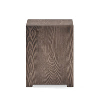 Outdoor Propane Tank Holder Table, 15 Inch Wood Top, Gray Iron -BM335716