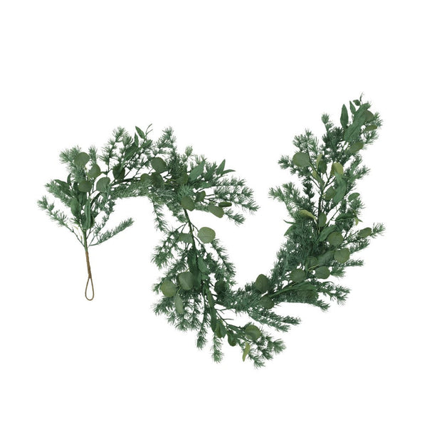 Nivo Decorative Garland, 68 Inch, Faux Olive Leaves, Green Polyester -BM335717