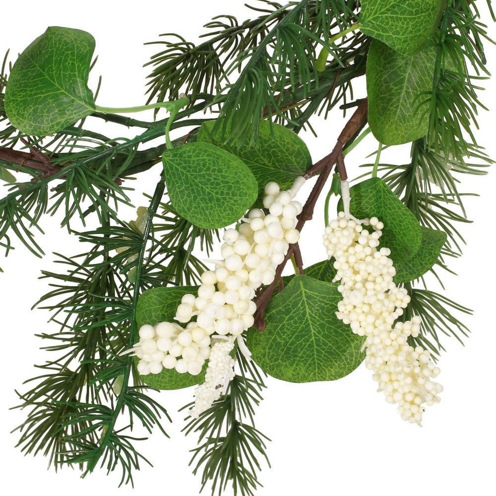 Nivo Decorative Garland, 62 Inch, Faux Berry, Green Polyester -BM335718