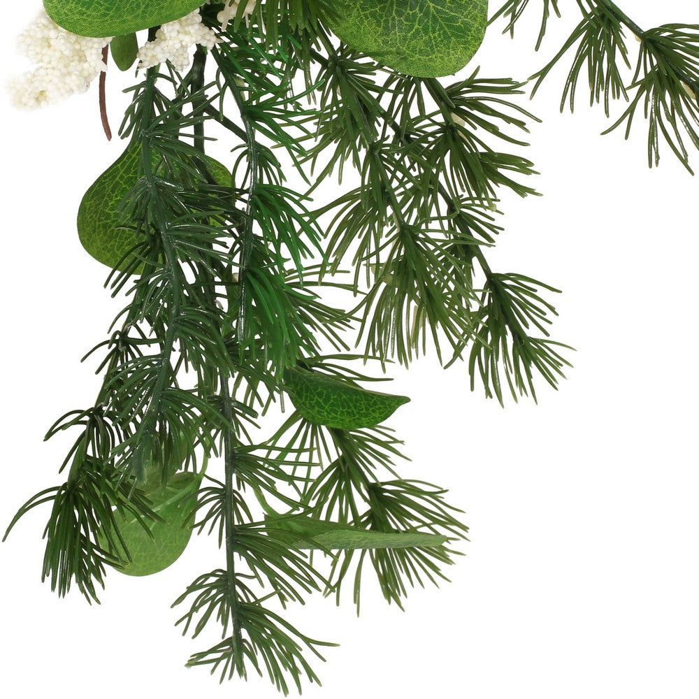 Nivo Decorative Garland, 62 Inch, Faux Berry, Green Polyester -BM335718