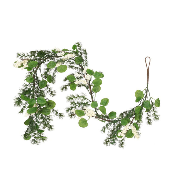 Nivo Decorative Garland, 62 Inch, Faux Berry, Green Polyester -BM335718