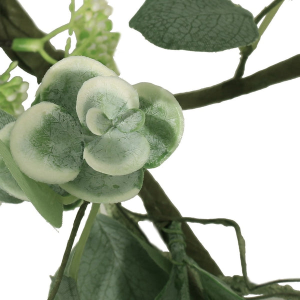 Nivo Decorative Garland, 61 Inch, Faux Eucalyptus, Green Polyester -BM335719