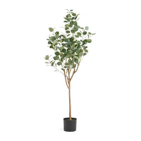 Zylo Faux Tree Eucolites Plant, 59 Inch, Green Polyester -BM335721