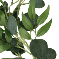Decorative Faux Tree Eucalyptus Vines, 80 Inch Green Polyester -BM335722